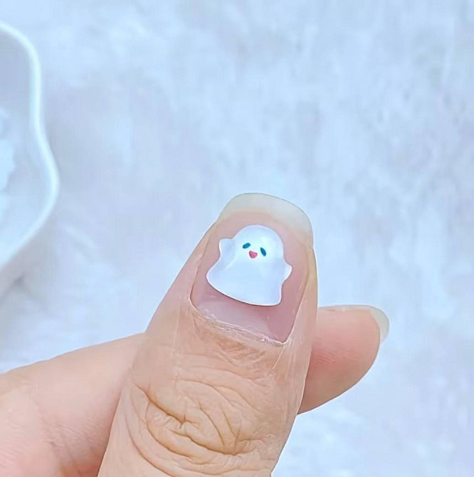 Декоративные бусины привидения для ногтей и DIY, смола, набор 20 шт Киев - изображение 1