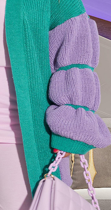 Довгий кардиган грубого в'язання (42-46) Київ - фото 4