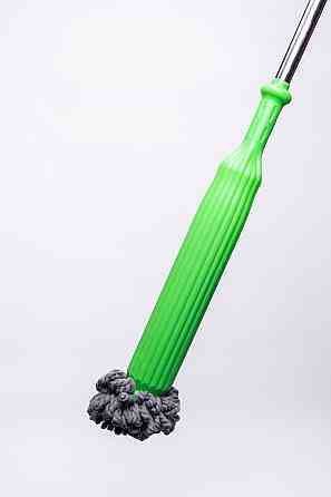 Household Швабра для вологого прибирання з металевою ручкою та круглою насадкою з мікрофібри дл Коломия