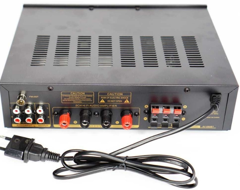 Аудио усилитель Bluetooth USB SD FM караоке стерео усилитель звука для колонок Харьков - изображение 4