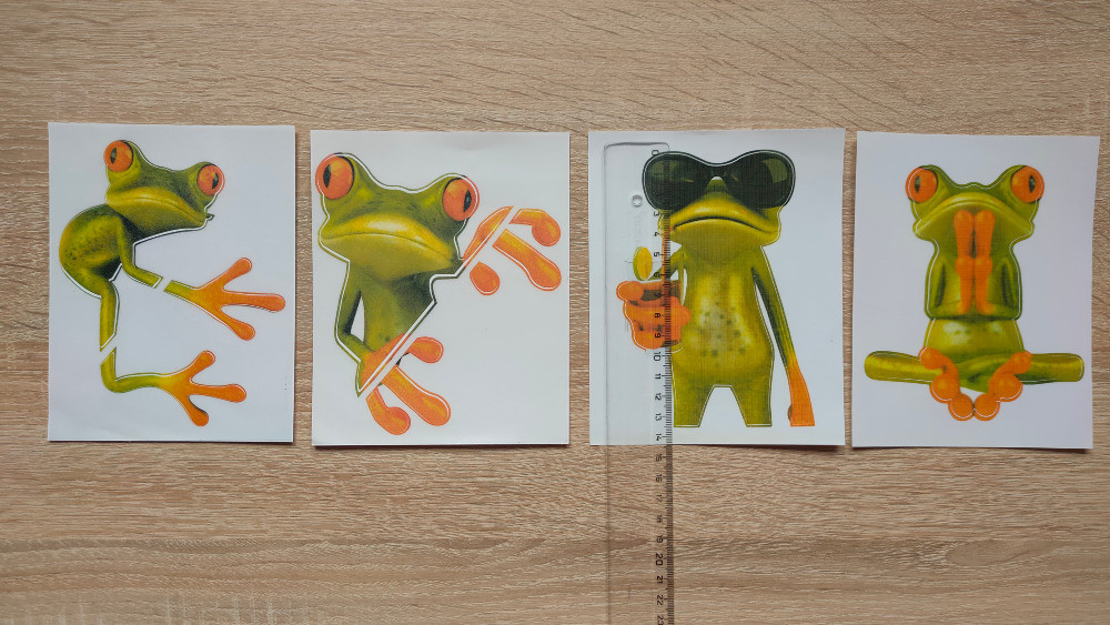 Наклейка на авто Жаба-жабка Київ - фото 3