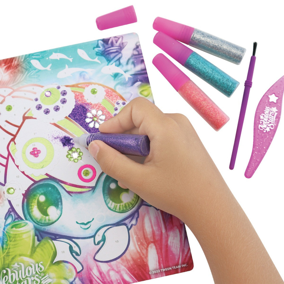 Набір для творчості Зоряні блискітки та фольга Nebulous Stars 11011, 3 шаблони Вінниця - фото 5