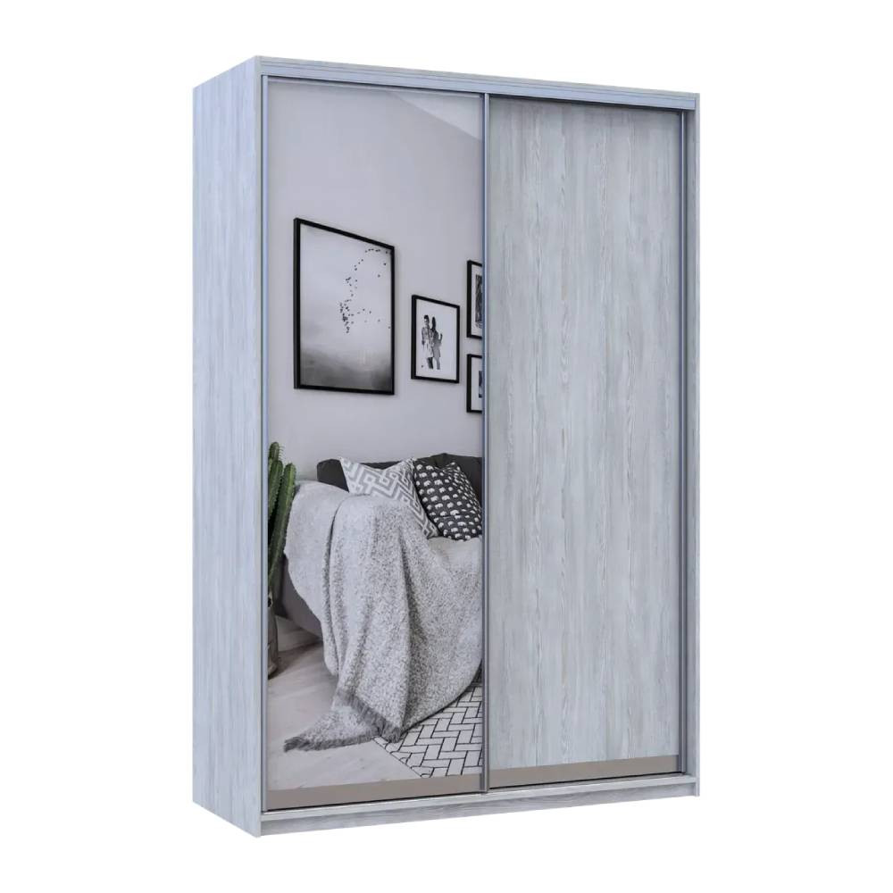 Шкаф купе Doros Сити Лайт Сосна Натти 1 ДСП / 1 зеркало 150х45х225 (DRS-011962) Львов - изображение 6