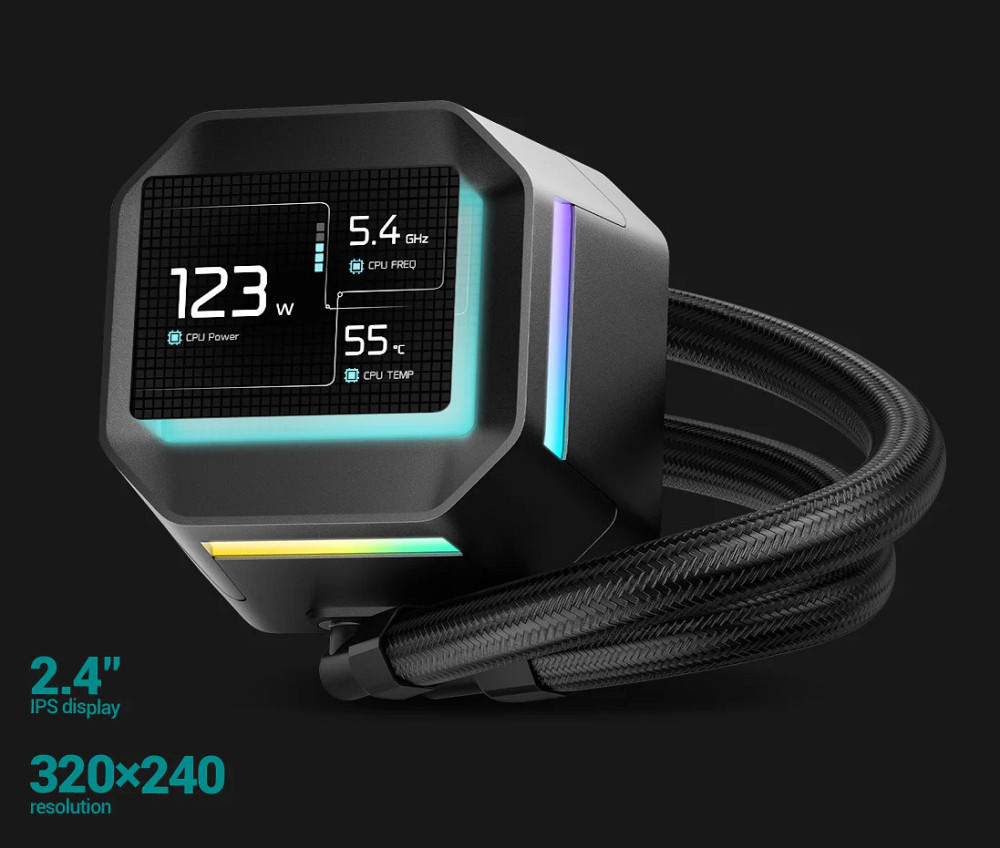 Система водяного охолодження DeepCool LM240 Black (R-LM240-BKDMMC-1) ( 29312 ) Харьков - изображение 8