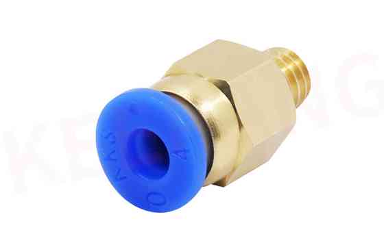 Фитинг крепление PTFE трубки PC8-02 8мм 1/4 дюйма пневморазъем для 3D-принтера Киев