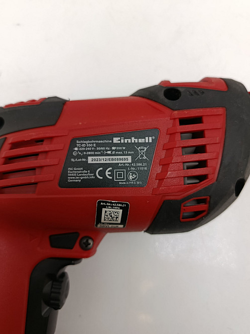 Ударний дриль Einhell TC-ID 550 E (550 Вт) (товар вживаний) Луцьк - фото 3