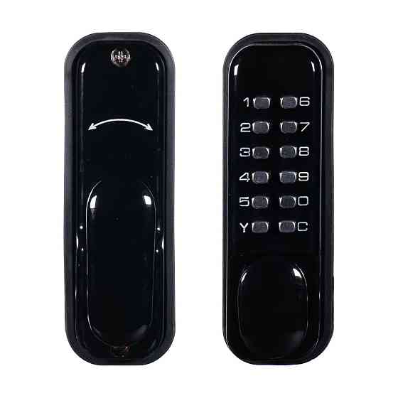 Замок механічний кодовий Trinix TRL-6102MPW Black (64-00029) Київ