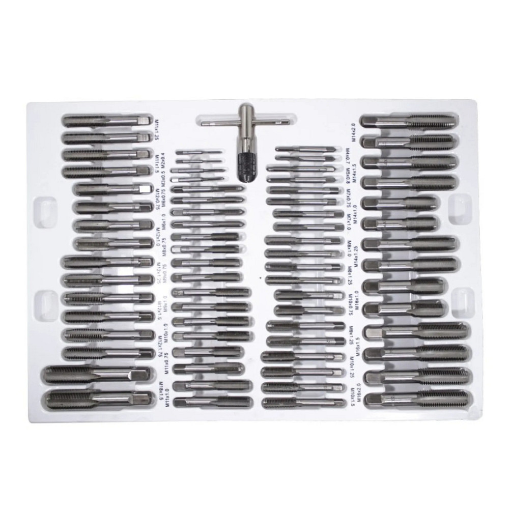 Набір позначників і плашок М2-М18 110 предметів, метрична різь JBC-M110-1 Одеса - фото 2