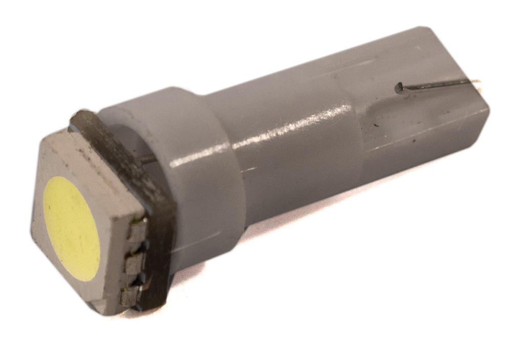 Світлодіодна лампа AllLight T5 1 SMD 5050 (W1,2W) W2x4,6d панель приладів, кнопка WHITE 12V Харьков - изображение 1