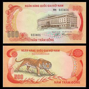 Вьетнам Южный /Vietnam South 500 Dong 1972 P33 Полтава - изображение 1