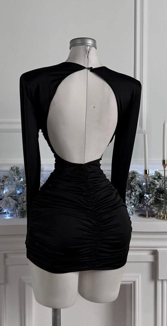 Женское спелое обаятельное мини платье качественный, плотный микродайвинг Одесса - изображение 3