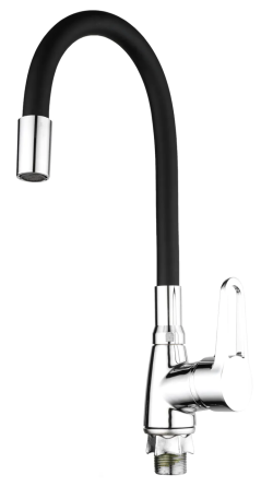 Кухонный смеситель Mixxus Elba 014 Nut Refl.Black без подводки MI6306 Харьков