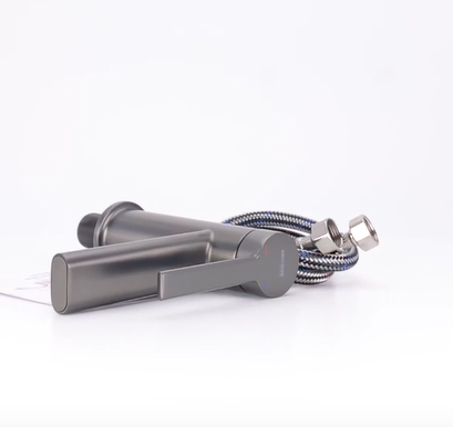 Смеситель для умывальника Mixxus Lord 001 Nut Graphite (Цвет графит) (MI7137) Черновцы - изображение 3