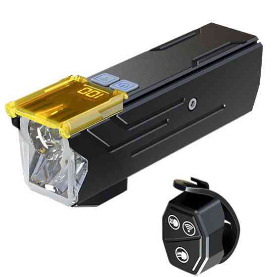 Фара з акумулятором для велосипеда Q03L, Компактний ліхтар для велосипеда з акумулятором KN-77 Івано-Франківськ