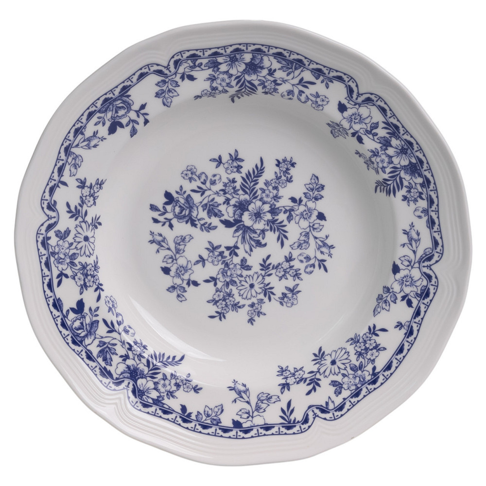 Столовий набір посуду 16 (шт) на 4 особи Bitossi порцеляновий Синій YY78-1A Київ - фото 4