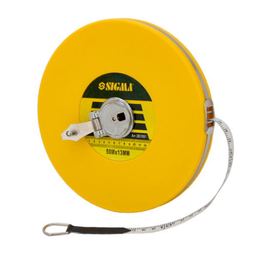 Рулетка скловолокно 50м*13мм SIGMA Житомир - изображение 4