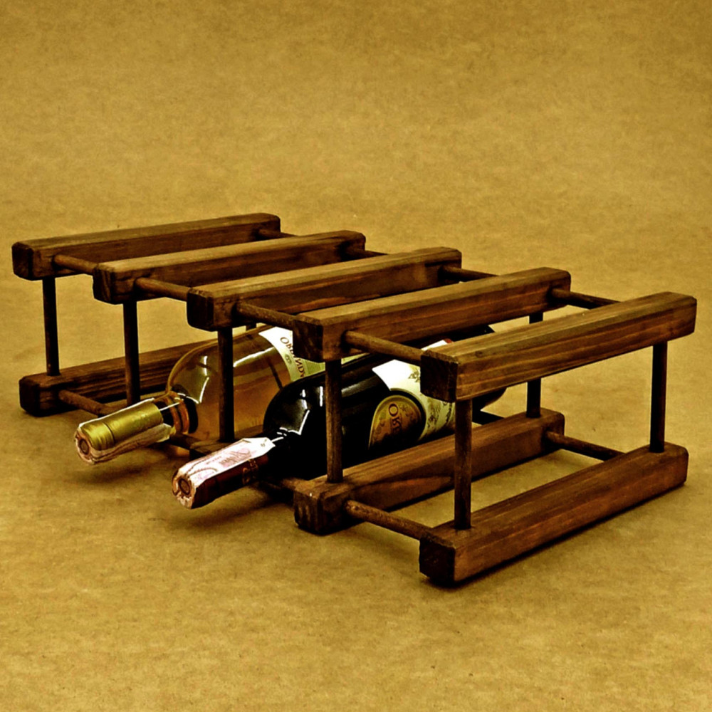 Настольная винная полка 