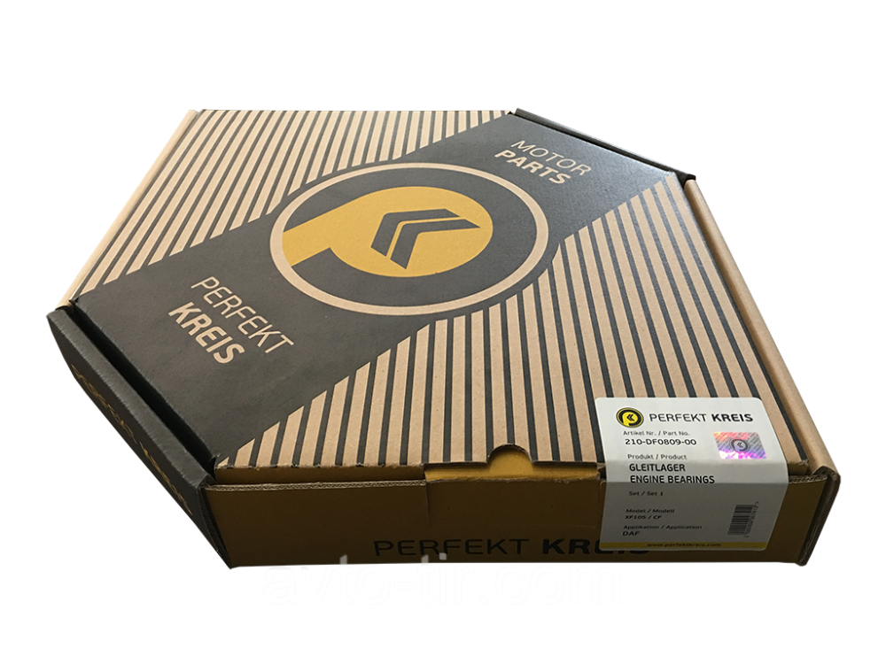 Вкладыши комплект DAF XF105, CF 1624847 1644154 1644155 1655712 1736755 1780809 1780810 1789559 Луцк - изображение 2