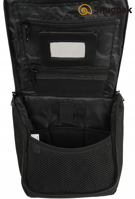Туристична Косметичка - Сумка із дзеркалом для приналежностей Snugpak "Essential Wash Bag" Black Нововолинськ - фото 8