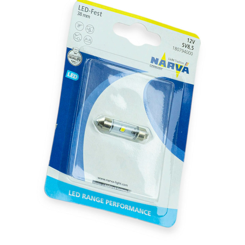 Автоламп AC лазер. 12-10 біла 0, 6W 38мм 6000K світлодіодна Мукачево - фото 1