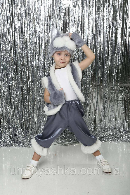 Детский новогодний костюм серого котика Кривой Рог - изображение 5