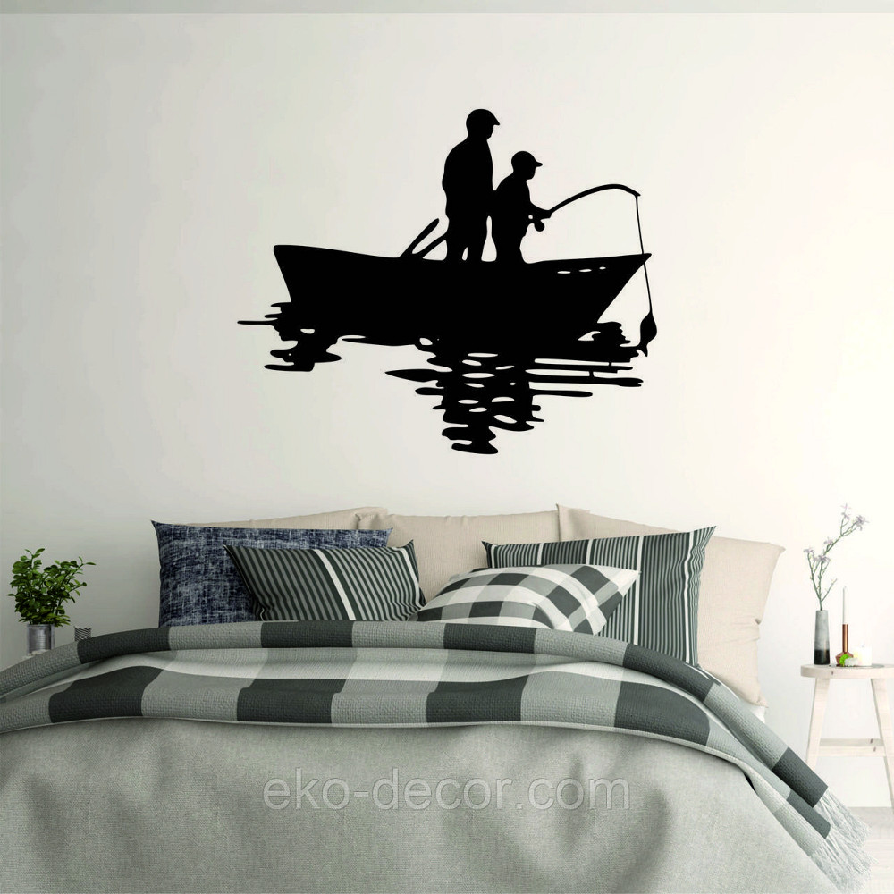 Декоративне настінне Панно «Рибалка», Декор на стіну Київ - фото 5