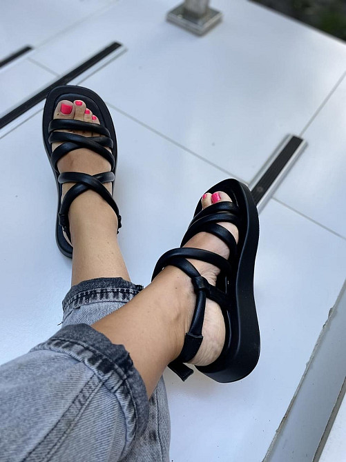 ALVISTA Босоніжки жіночі ALVISTA Б-041 чорні (літо, шкіра натуральна) (5150) Коломыя - изображение 3