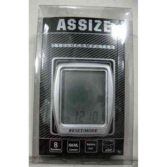 Велокомпьютер проводной без подсветки, 8 функций AS-408 (без батареек) Мукачево