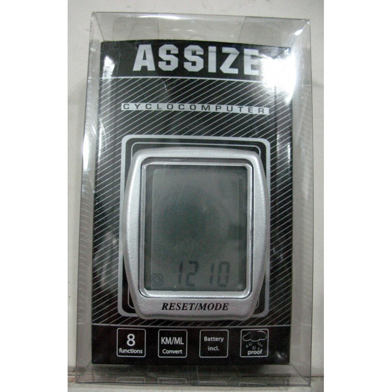 Велокомпьютер проводной без подсветки, 8 функций AS-408 (без батареек) Мукачево - изображение 1