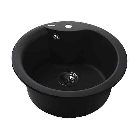 Гранитная мойка Globus Lux ORTA графiт 485мм-А0001 (000021894) Киев