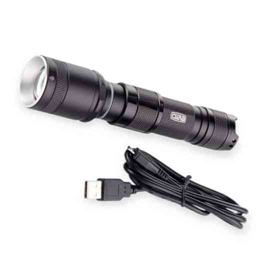 Фонарик диодный cree 150/200/600лм, li-ion 2.2ач, 5 режимов, зарядка usb, 2,5-10 часов джоуль Сила ручной Мукачево