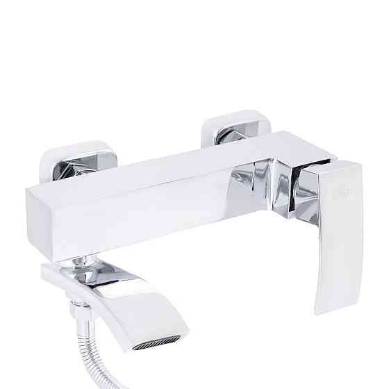 Смеситель для ванны Qtap Swan Cascada с поворотным изливом (c душевым гарнитуром) QTSWA260CRM45565 Chrome Киев