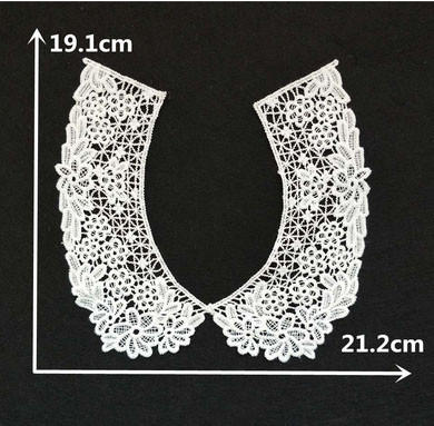 Воротник нашивной из кружева белый Киев - изображение 2