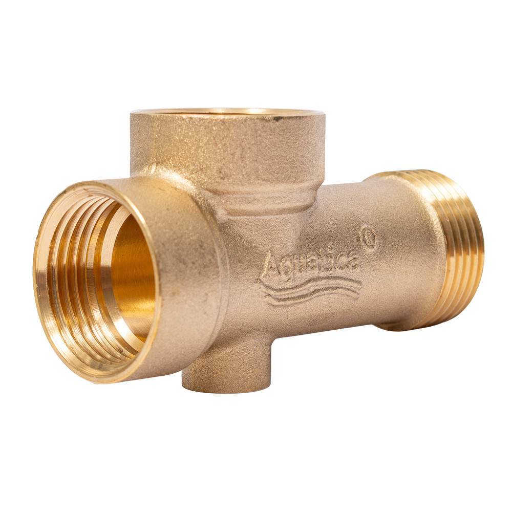 З"єднувач п'ятивихідний 90мм 1"М×1"F×1"F×1/4"M×1/4"F AQUATICA (779597) Рівне - фото 6