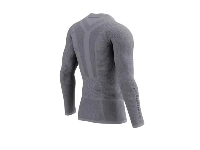 Футболка Compressport On/Off Base Layer LS М серый L(р) Запорожье - изображение 2