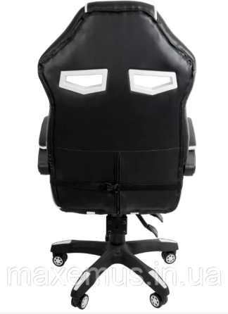 Геймерское раскладное кресло игровое для приставки профессиональное стул компьютерный Bonro B 8 2 7 белый Мостиска