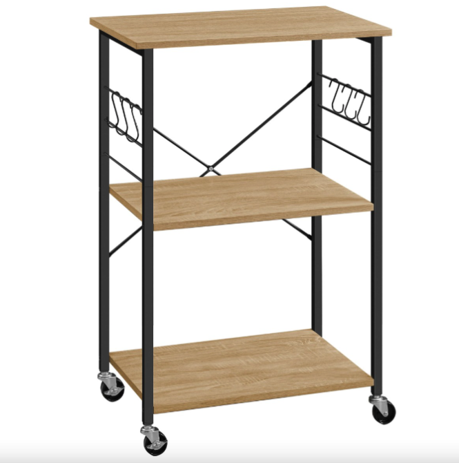 Стелаж Leobert Dash на колесах в стилі Loft натуральний Київ - фото 1