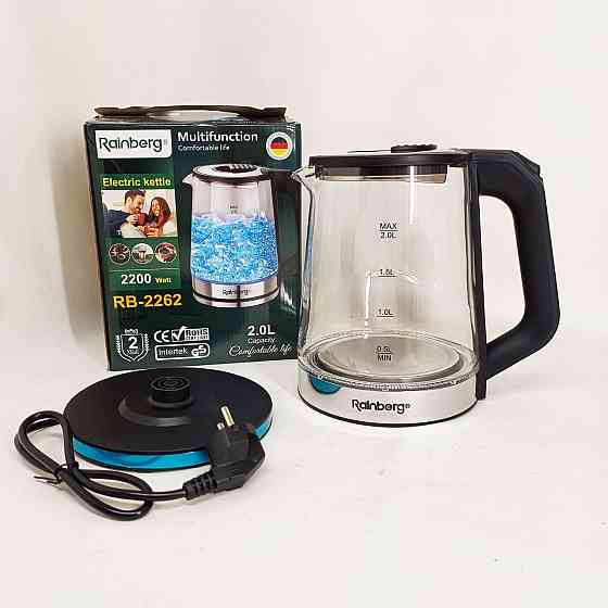 Чайник з функцією захисту від перегріву Rainberg, Електрочайник з функцією автоматичного відключення UY-80 Львів