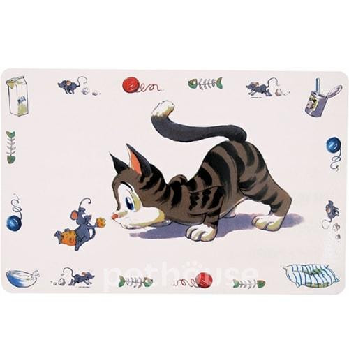 Килимок під миски для собак і котів Trixie Comic Cat 44 x 28 см Київ - фото 1