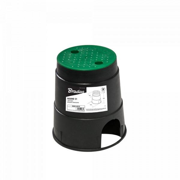 Мала клапанна коробка, люк діаметром 21см, DSSZ-O21G Київ - фото 1