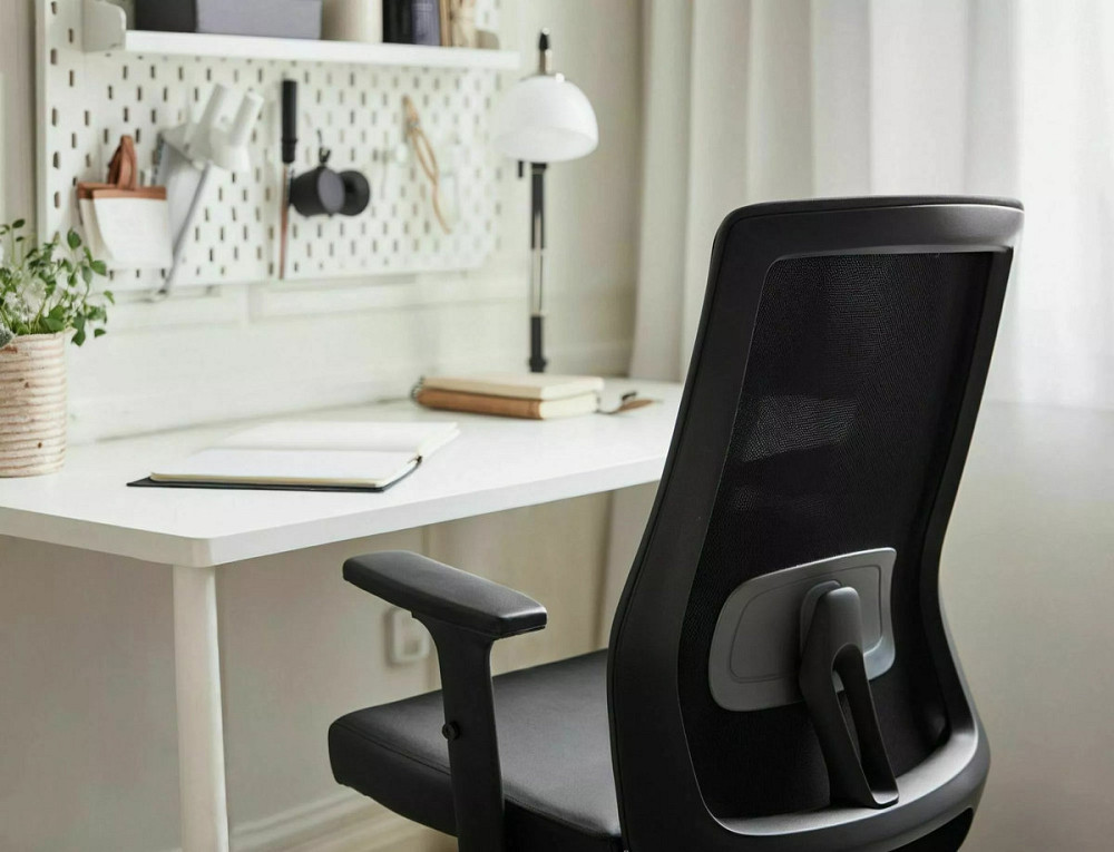 Крісло поворотне Q-085 чорне Дніпро - фото 6