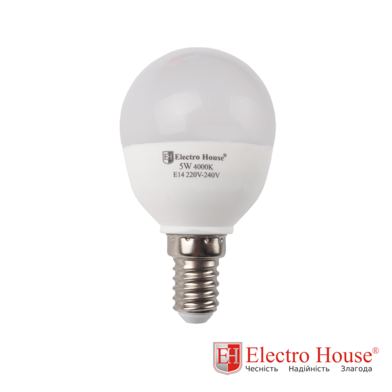 LED лампа  P45 5Вт E14 4100К 450 Лм 165-265 В Дніпро - фото 2