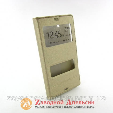Чехол книжка Sony Xperia Z L36h Smart Case gold Одесса - изображение 1