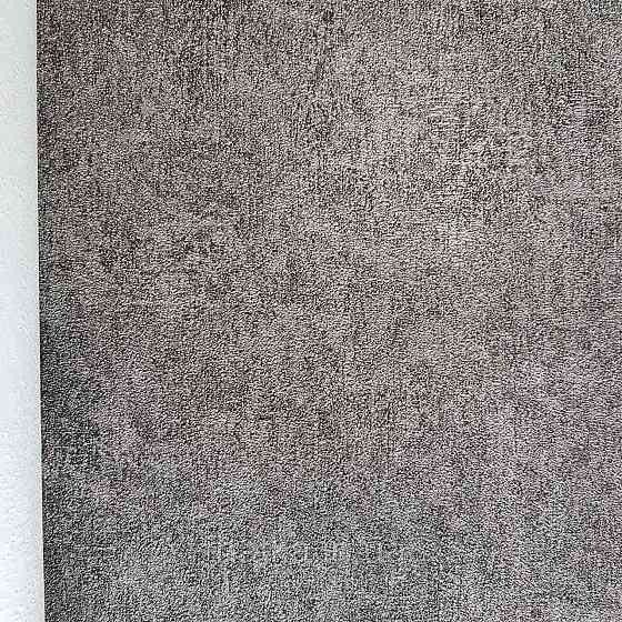 Шпалери вінілові на флізелін Rasch Linares 0.53х10 однотонні структурні ефект потертості чорні серые617160 Київ