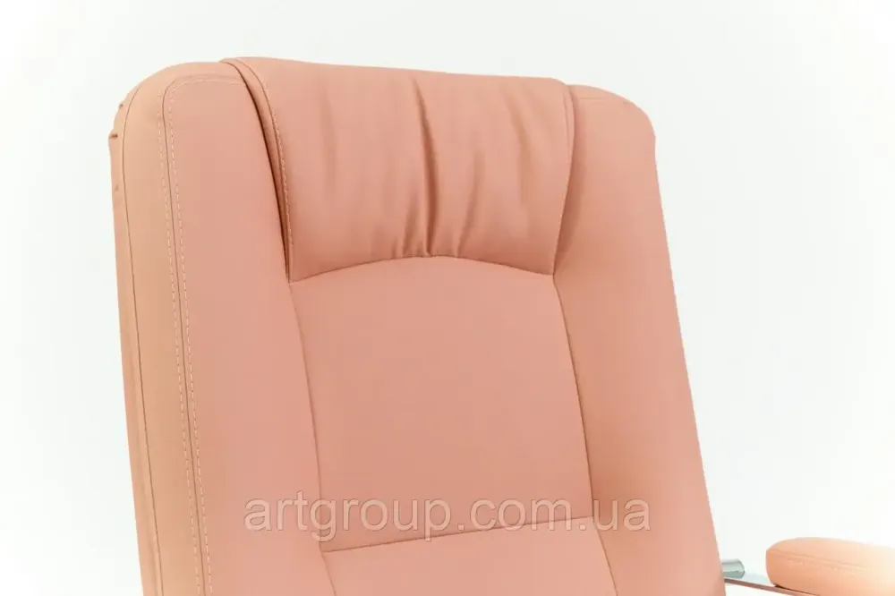 Офисное Кресло Руководителя Richman Alberto Fly 2202 Хром М3 MultiBlock Розовый Днепр - изображение 10