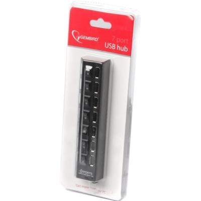 Концентратор 7 port USB 2.0 Gembird (UHB-U2P7-03) Вінниця - фото 4