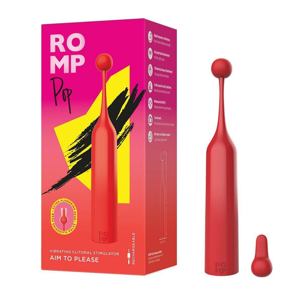 Кліторальний стимулятор Romp Pop Sex Aura Київ - фото 9