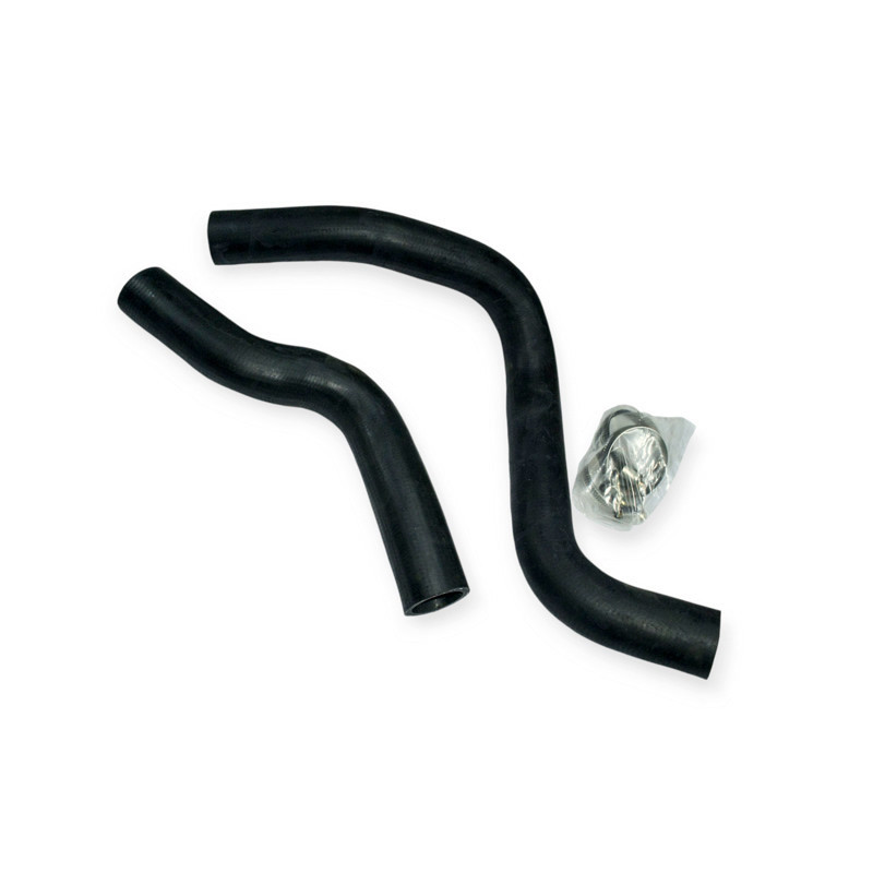 Патрубок Авео 1,5 (к-кт 2 шт) з хомутами AT радіатора Мукачево - фото 1