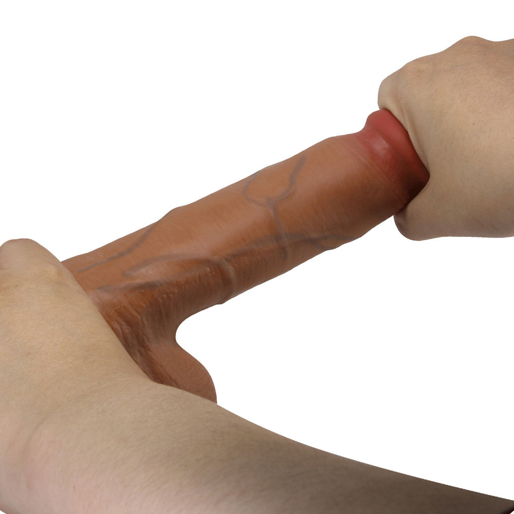 Фаллоимитатор BAILE Beautiful Encounter RealDeal Dildo, TPR, телесный цвет, 8.5 (21,8 см) Sex Aura Киев - изображение 7