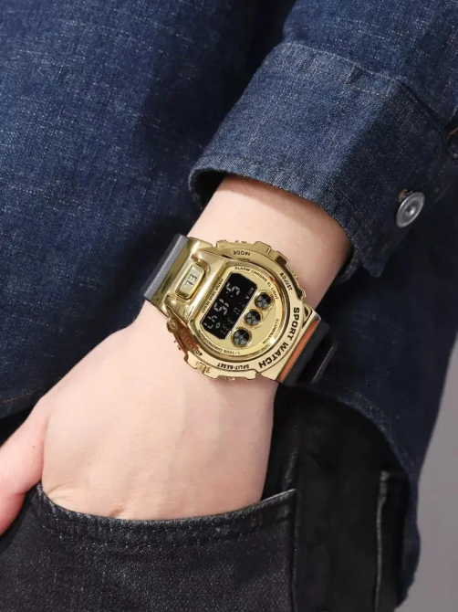 Чоловічий наручний годинник Skmei 1905 (Золотистий) Вінниця - фото 7